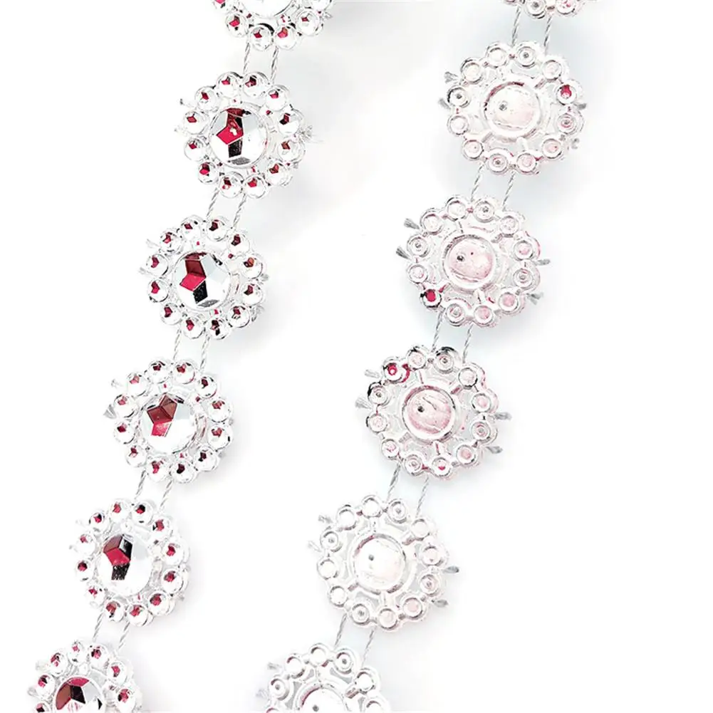 

Sunflower Rhinestone Beads - Environmentally Single-row Rhinestone Threaded Chain Hand Crafts Wedding Home Party etc Decorations