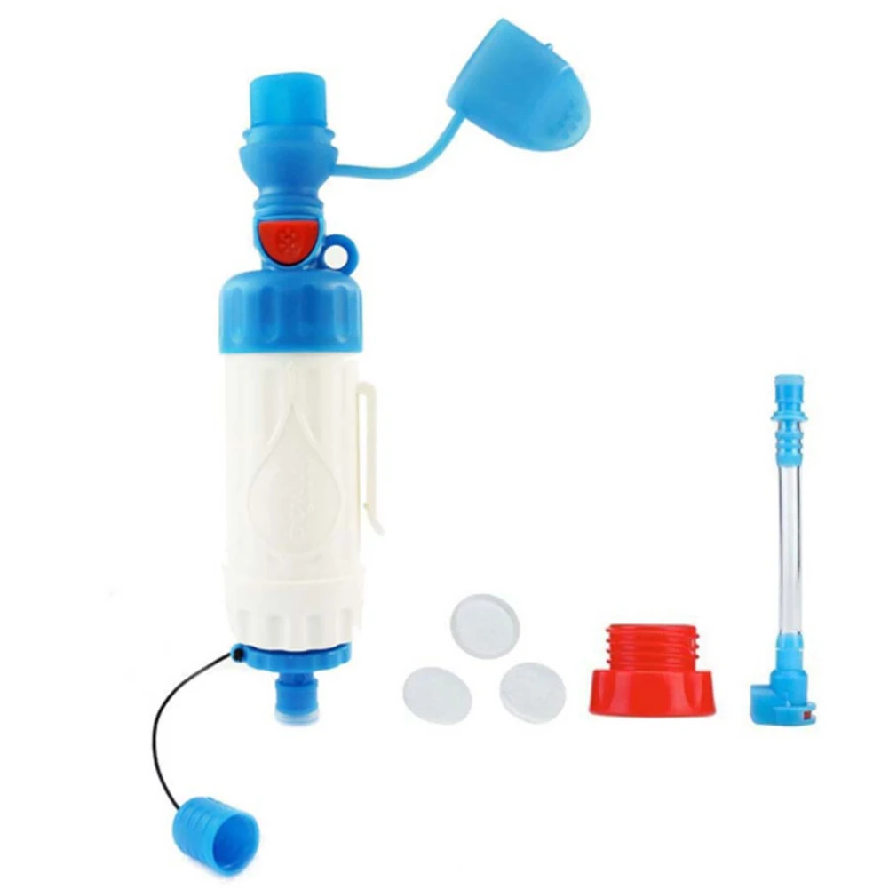 

Portable Outdoor Purifier Water Filter System With Filtration Capacity For Outdoor Camping Emergency Survival Tool