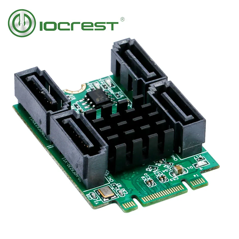 IOCREST M.2(PCIe) B + M Key slot to 4 Port SATA 6G Adapter