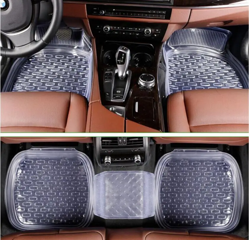 5 PCS SET Car Floor Mats for VOLKSWAGEN POLO PVC Foot Pads Auto All Weather Rugs Set 3D Car-styling (2003-now) | Автомобили и