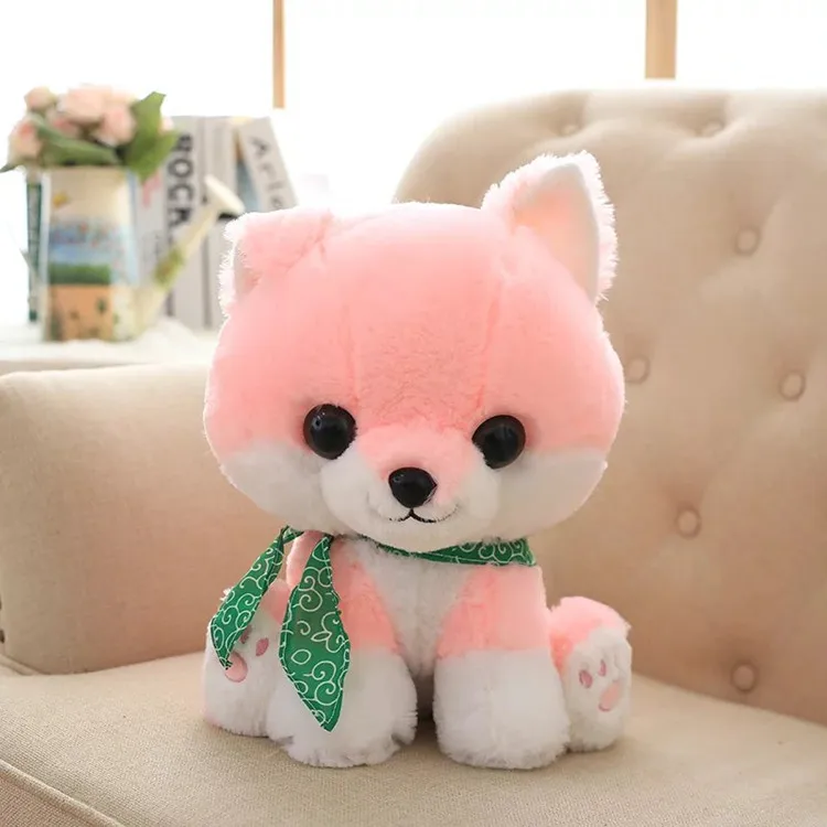 pink dog stuffed animal