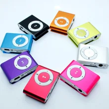 Sport 3.5mm Mini MP3 Players Micro USB Metal Clip MP3 support up to 16GB TF-Card Slot Digital Mp3 Music Player Portable Audio