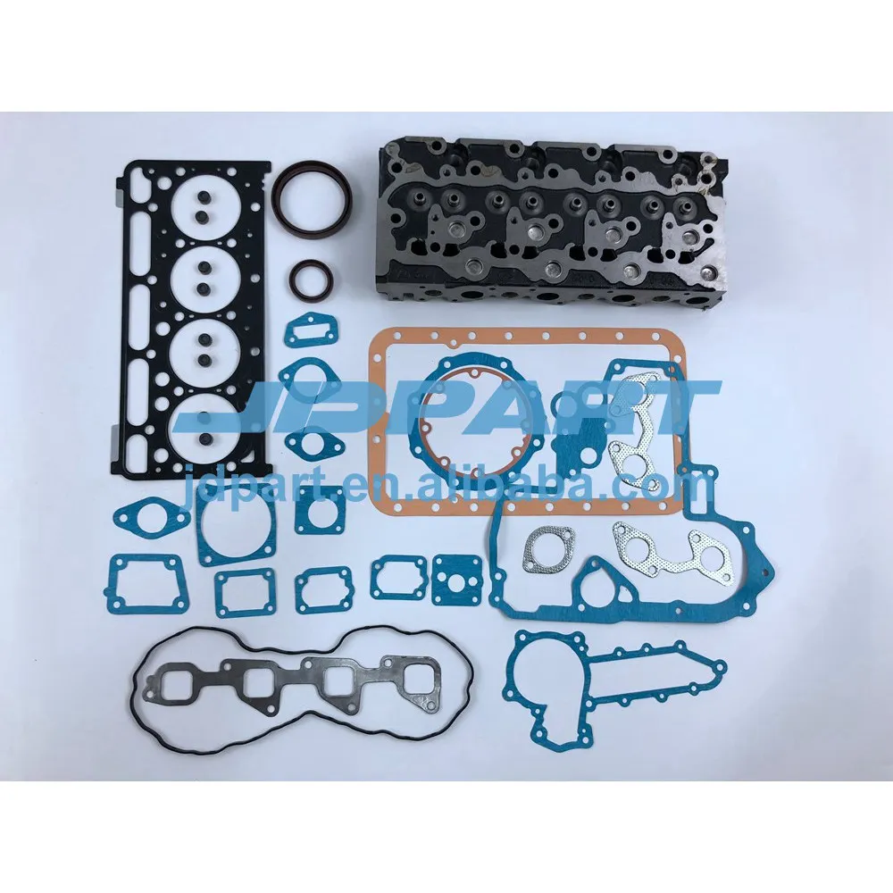 Новый комплект голой Cyl головки V2203 и полной прокладки для BOBCAT 341 Kubota V2203|Поршни