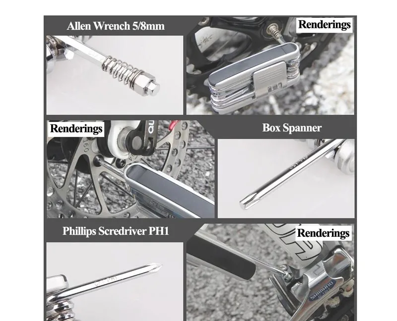 GIYO Инструменты для ремонта велосипеда набор инструментов для ремонта велосипедов Многофункциональный набор инструментов шестигранный спицевой ключ Горный Цикл Отвертка инструмент для ремонта