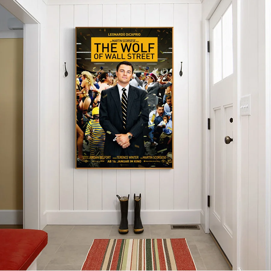 The Wolf of Wall Street (2013) кино плакаты Печать на холсте картина настенное искусство для