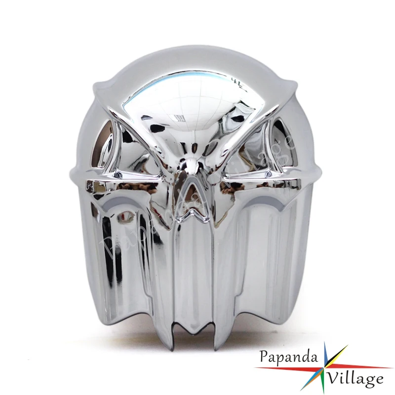 

Papanda Motorcycle Accessories Chrome Skull Horn Cover for Harley Softail Dyna Touring 1992-2013 Horn Cover