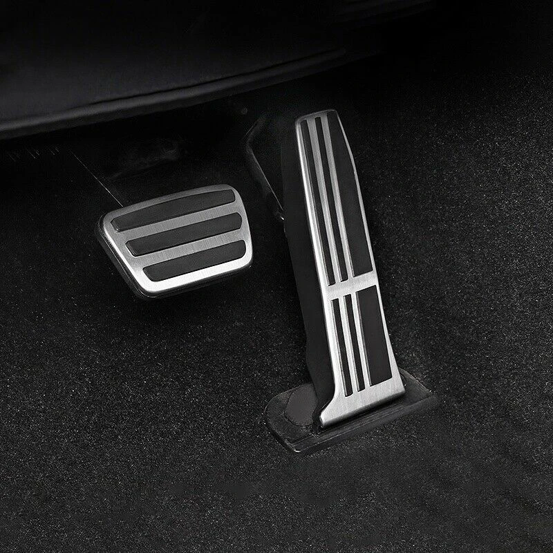 

2pcs/set Car Foot Pedals Gas Brake Pad Cover Aluminum Alloy Accessories Parts Suitable For Toyota RAV4 2019