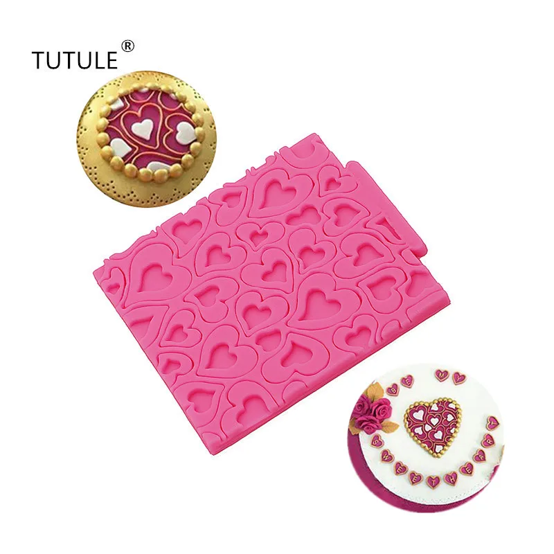 Gadgets Love heart Silicone mold -Tiny Hearts Mold / Reusable Chocolate Candy Fondant Wax Ice Mould Baking | Дом и сад