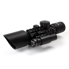 KANDAR M9 3 10x42 Tri Rail Tactical Optical Sight Red Green Illuminate Mil dot Reticle Compact