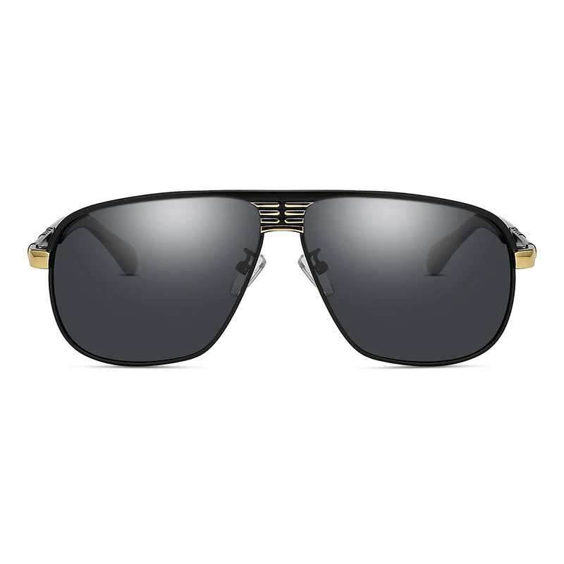 XWOOD Oversized Pilot Style Polarized Mens Sunglasses Big Frame Retro