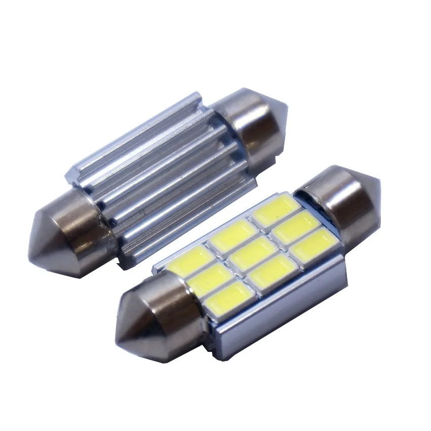 KTSCAR 2x Canbus Светодиодная гирлянда 36 мм 39 мм 42 мм SV8, 5 C10W C5W Led 5630 SMD 12 В лампа освещения автомобиля Купол лампы номерного знака