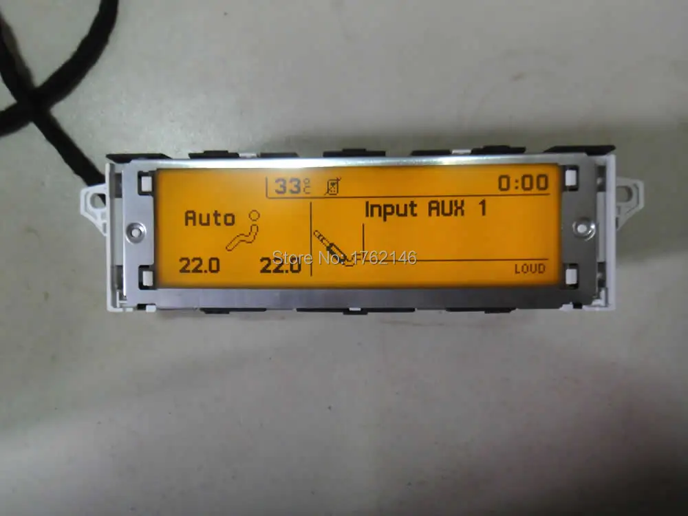 Оригинальный Желтый экран с поддержкой USB и Bluetooth 2 зонный дисплей air RD4 для Peugeot 307