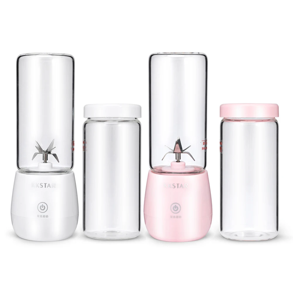 450 мл Перезаряжаемые Электрический Портативный соковыжималка для фруктов и овощей Миксер для сока с шестью листовая пластина фрукты ледяной коктейль производитель блендер