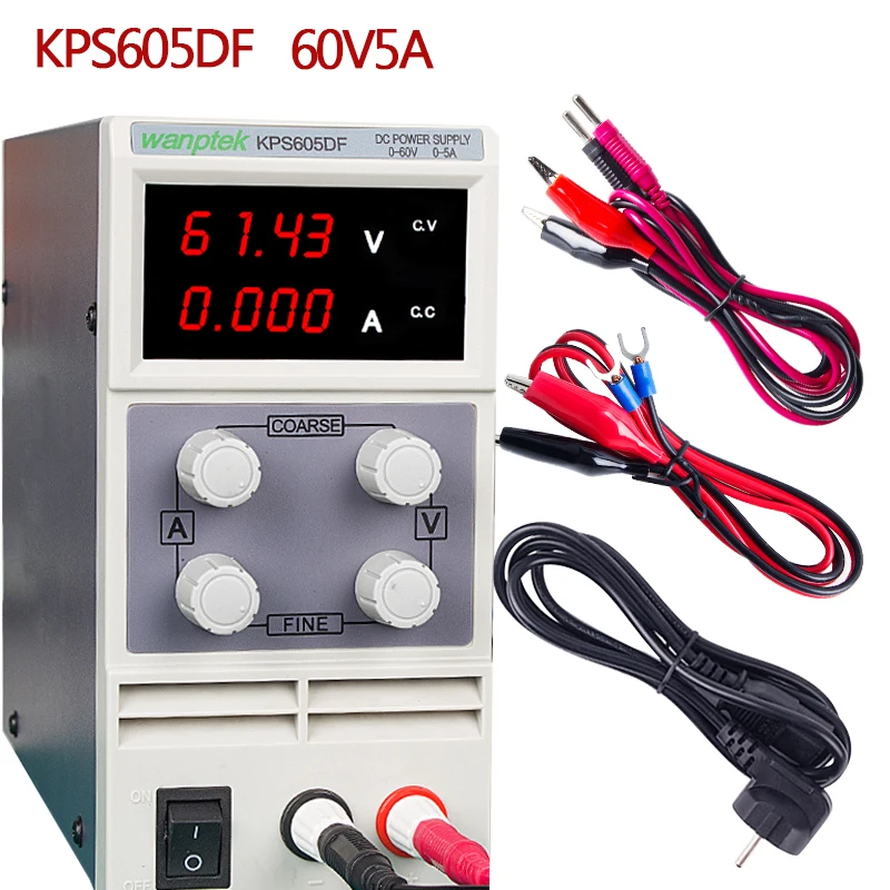 Регулируемый с высокой точностью 60V5A импульсный источник питания Мощность 110 V 220