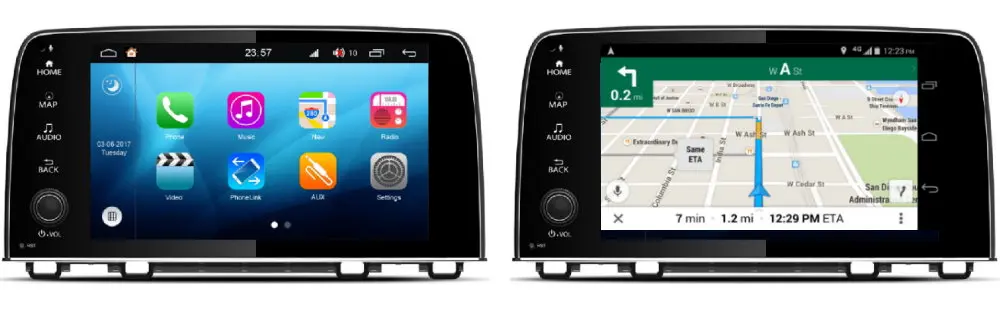 Для Honda CRV~ gps навигация Carplayer Android система RockChip PX5 1080P " HD ips ЖК-экран радио головное устройство