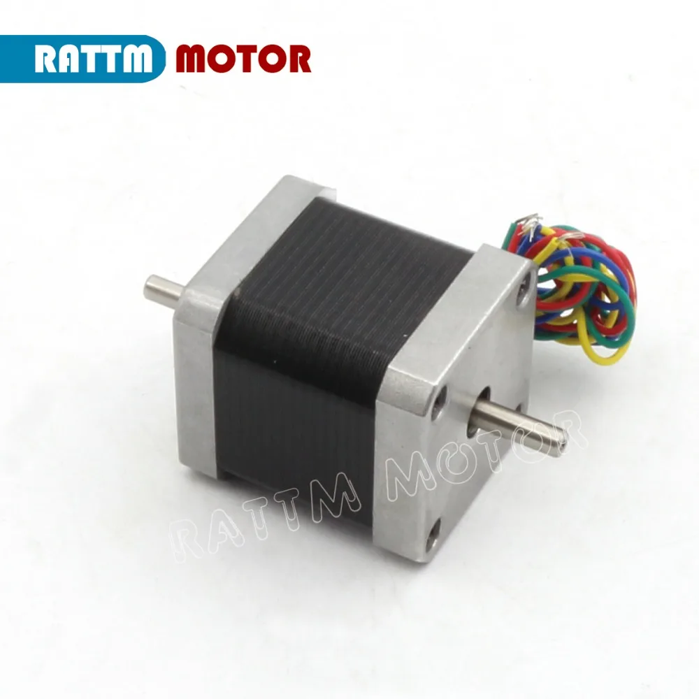 Nema17 CNC шаговый двигатель 78 Oz in (двойной вал) 48 мм двигатель/1.8A для 3D печати ЧПУ