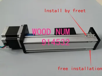 

SGX 1204 100MM Ball Screw Slide Rail Linear Guide Moving Table Slip-way+ 1Pcs Nema 23 motor 57 Stepper Motor
