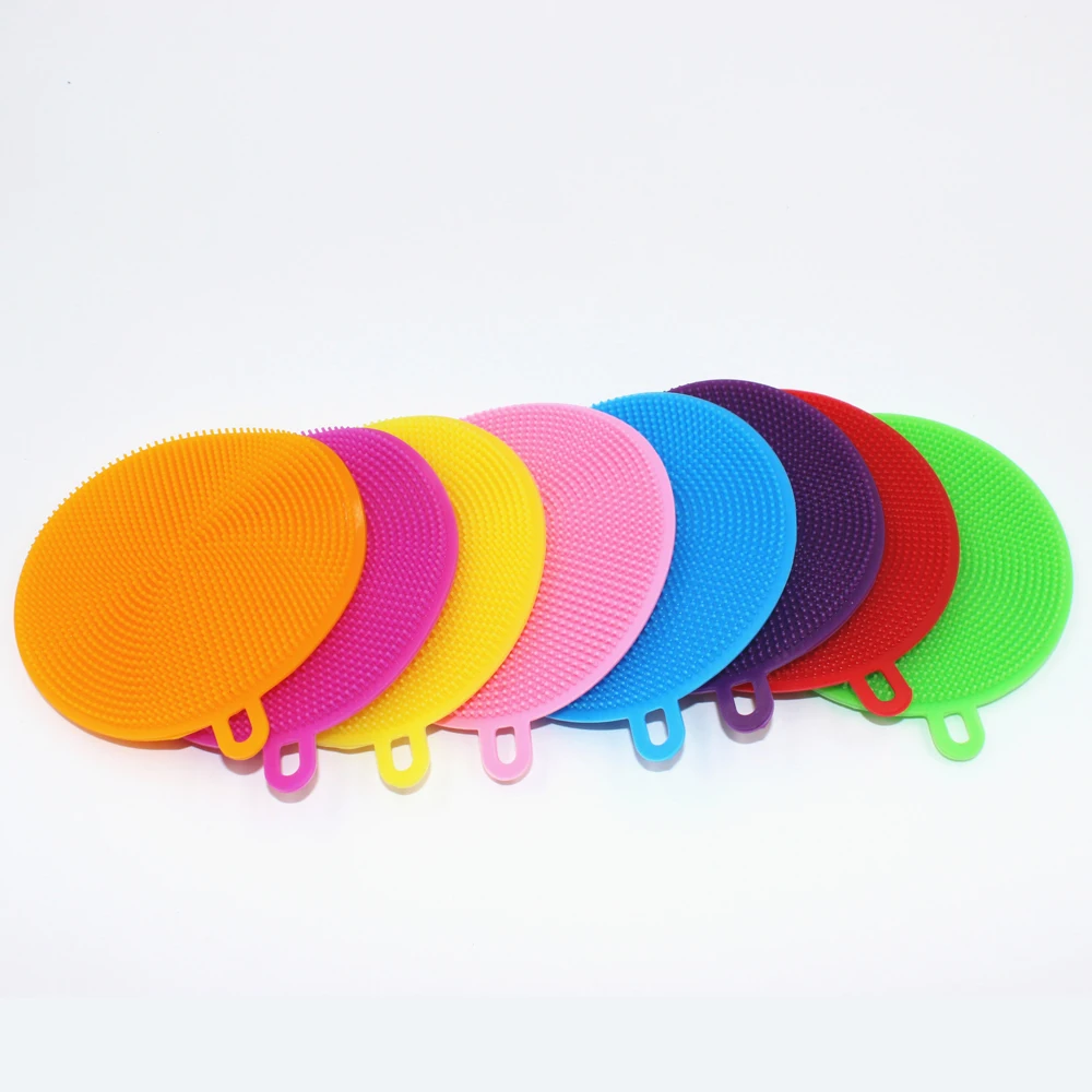 Magic Cleaning Brushes Silicone Dish Bowl Scouring Pad Pot Pan Easy to clean Wash Brushes Cleaning Brushes Kitchen tool (5)