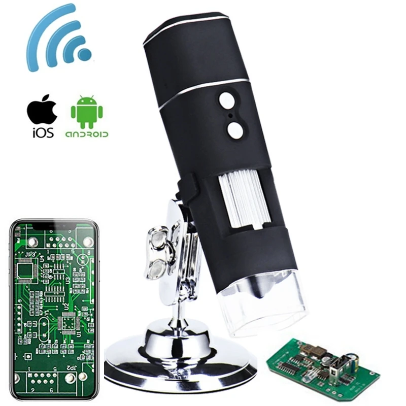 

2.0 MP 1000X WIFI Digital Microscope Magnifier Camera Mobile Phone Electron Microscopy Soldering Tool for PCB Motherboard Repair
