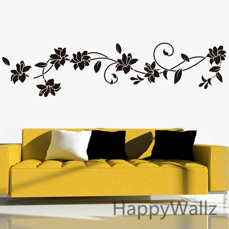 Flower Wall Stickers Beautiful Flower Wall Decal DIY Decorating 3D
