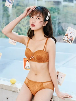 

Bra Brief Sets Women Lingerie Sexy Underwear Lace Brassiere Panty Set Panties Wire Free Bras Set Female Push Up Bra Intimates