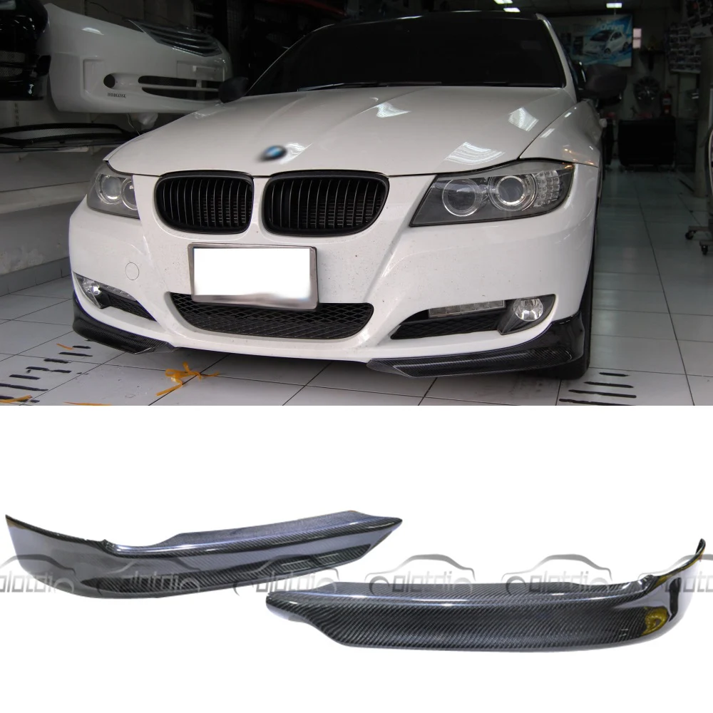 Автомобильный Стайлинг передний сплиттер для BMW E90 бампер 2 шт./набор 2009