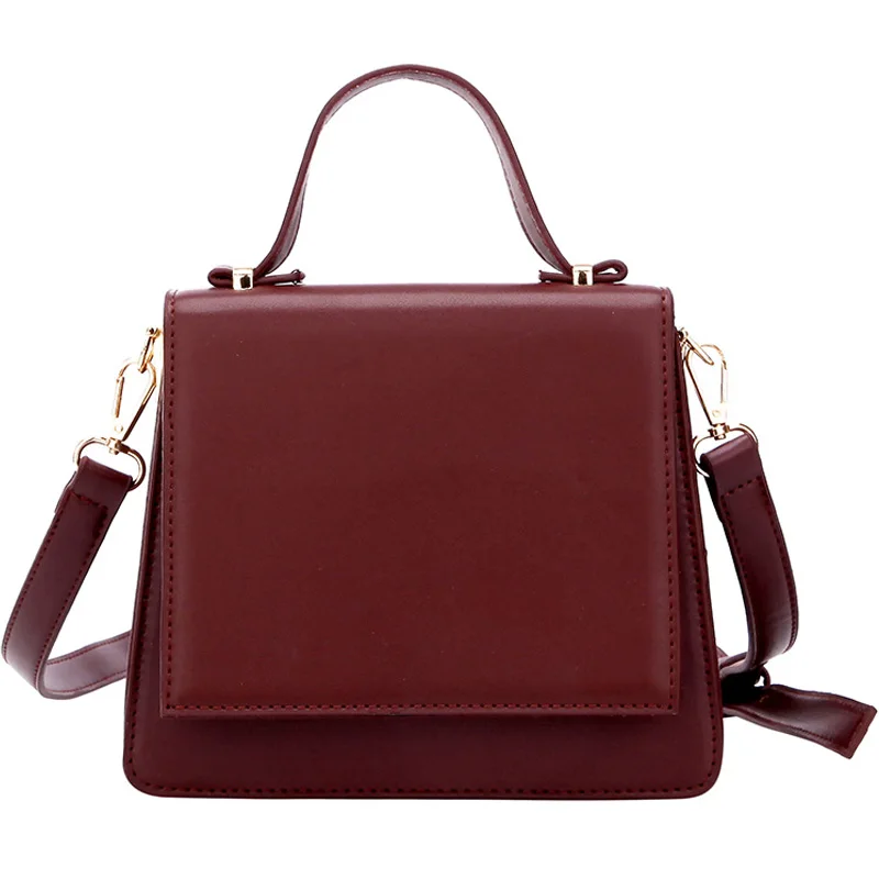 

Luxury Brand Female Tote bag 2019 Retro Fashion New Quality PU Leather Women's Designer Handbag Casual Shoulder Messenger Bag