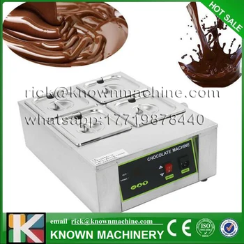 

Free shipping by door to door hot sale Chocolate Melting Machine with 4 Top Quality tank for commercial use