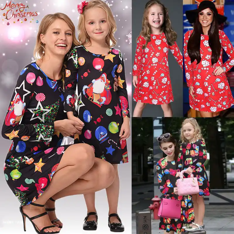 matching xmas dresses