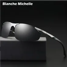 Алюминий алюминиево-магниевого сплава, солнцезащитные очки Для Мужчин Поляризованные UV400 вождения Ночное видение очки спортивные солнцезащитные очки oculos de sol masculino с коробкой