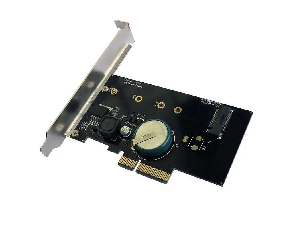 

Adapter Card to PCI-E x4 Power-off protection for M.2 NGFF MZHPU128HCGM MZHPU512HCGL XP941 SM951 M6E PM951 PM950 PRO SSD