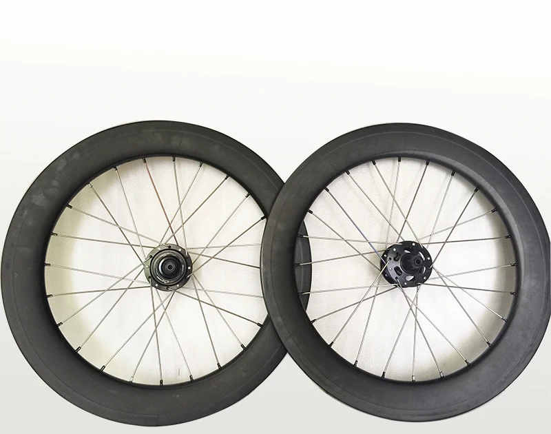 

SEMA T700 20 inch 406 50mm Wheelset Ridea Hub Carbon Wheelset Tidanium Spoke for Birdy 24/24 Hole Super Light Hot Sale