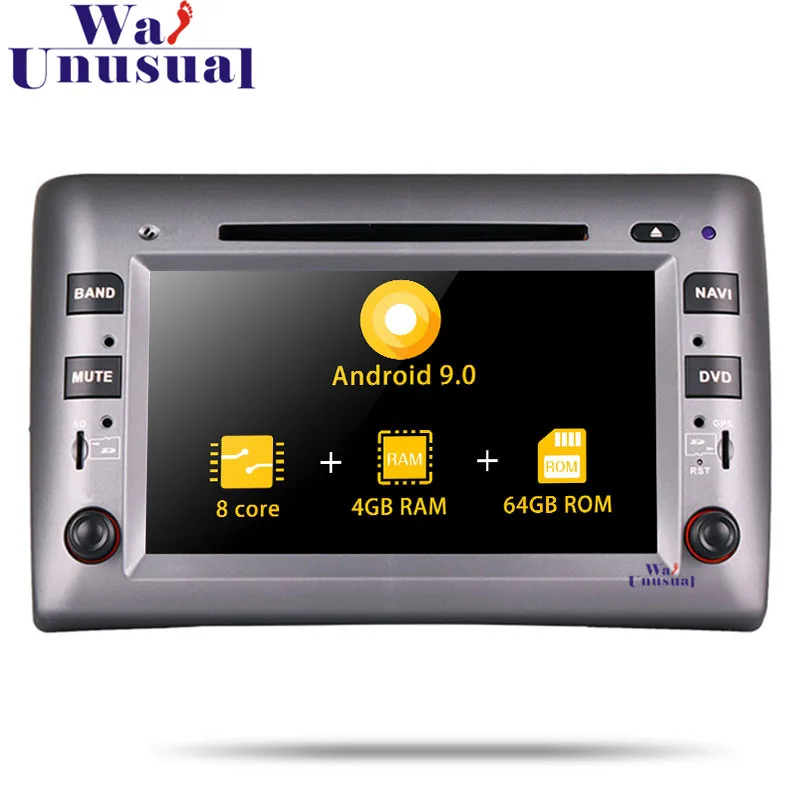 

WANUSUAL Android 9.0 Car GPS Navigation For Fiat Stilo 2002 2003 2004 2005 2006 2007 2008 2009 2010 DVD CD Player Radio 2 Din