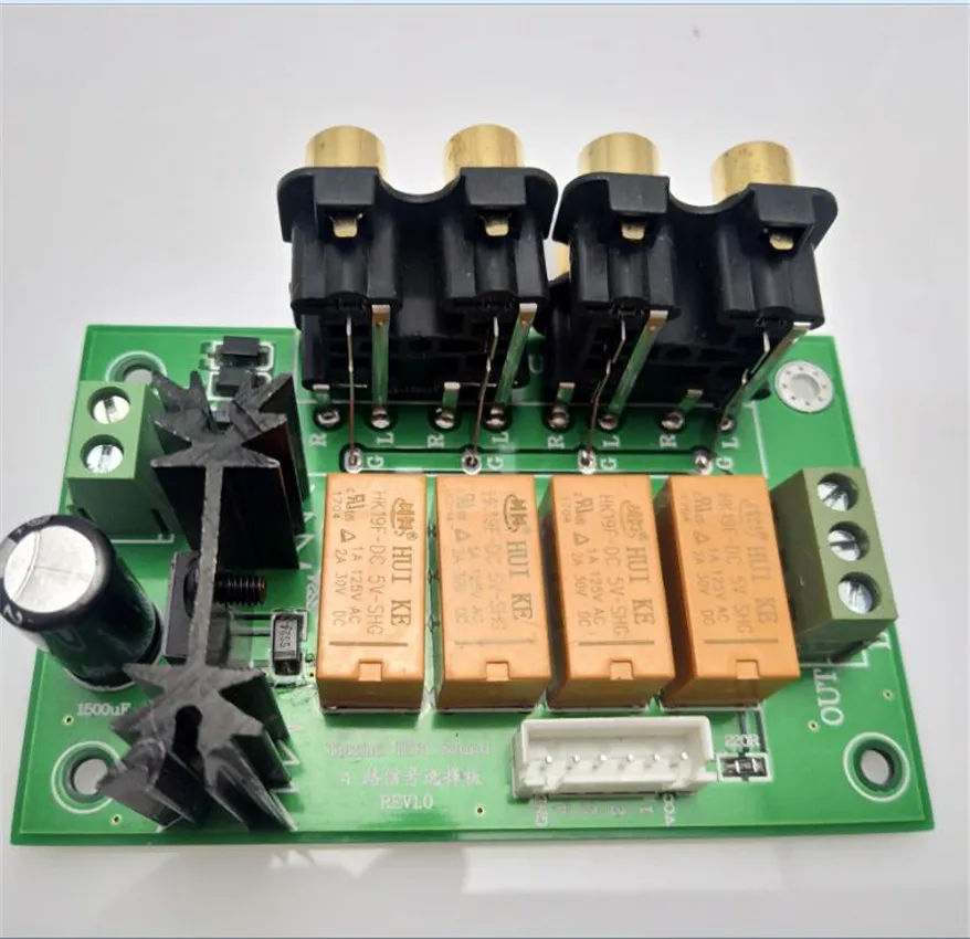 

ACCALIA Four-channel audio signal selection board 4 select 1 output signal switching board finished board