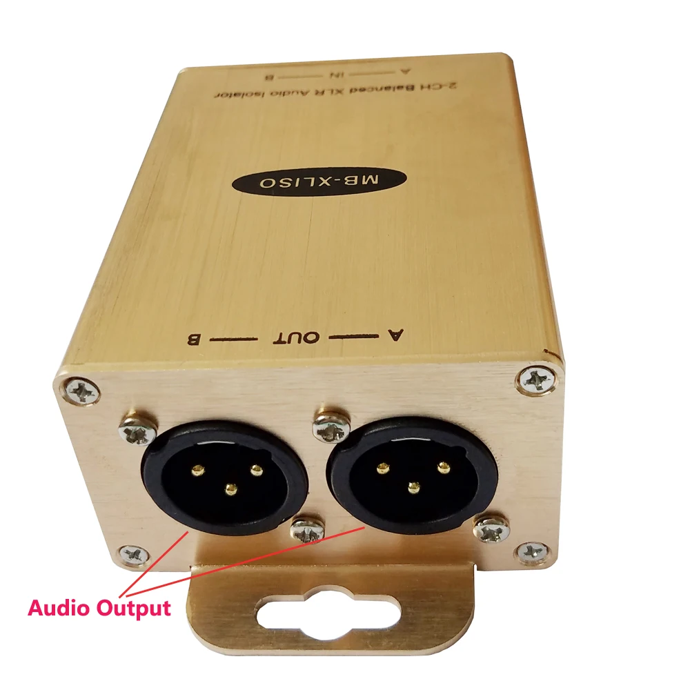 Балансный аудио Niose фильтру Профессиональное аудио микшер Шум фильтру Профессиональное аудио изолятор