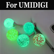 Люминисцентный Ночной свет гарнитура наушники фиксаторы уход за кожей лица маска для UMIDIGI G C Note 2 с украшением в виде кристаллов C2 Z1 Pro S Z1 A1 Pro A3 One Pro Max Z2 Pro
