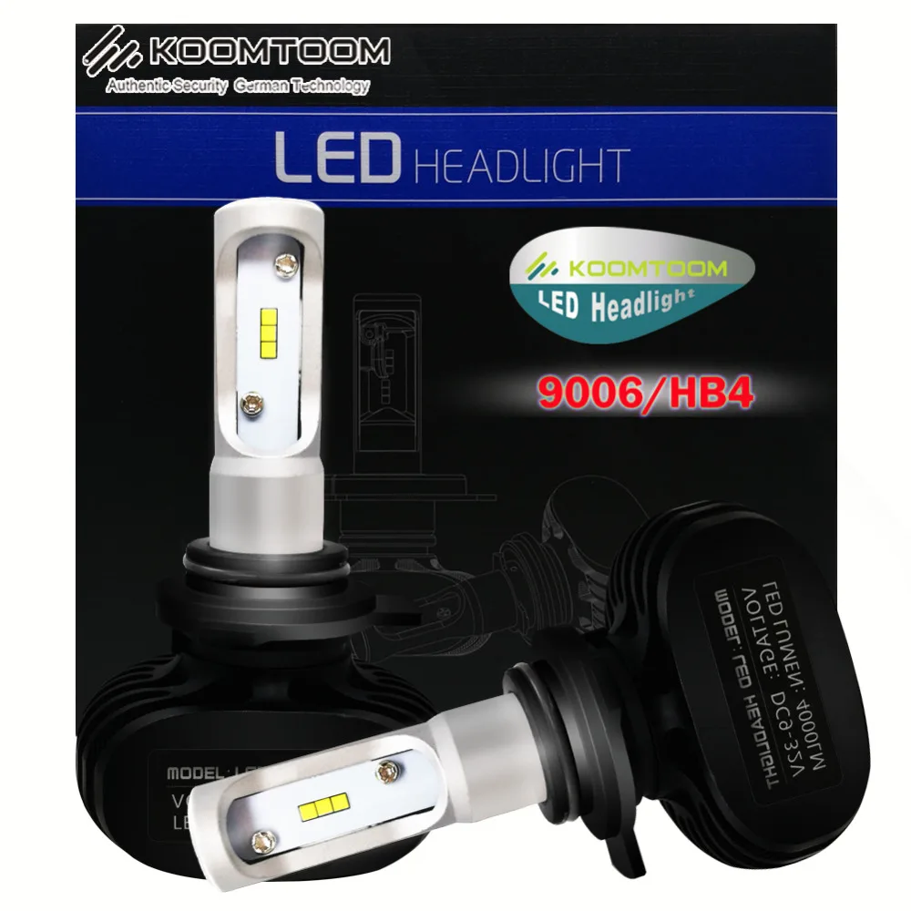 

9006 LED Car Headlights Bulbs 9006 HB4 LED Bulb 50W 8000LM 6500K Auto Fog Lamp Lights 6000K K9