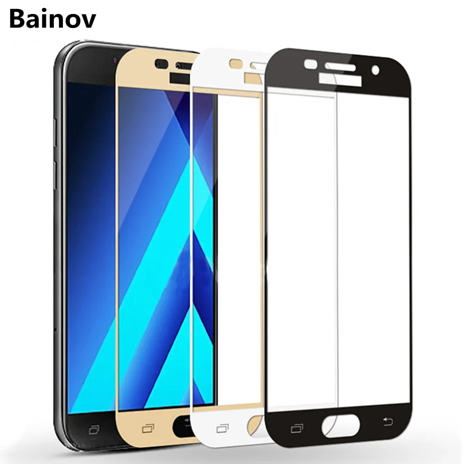 

Screen protector film for samsung A5 A7 A3 2017 2016 full cover tempered glass for samsung A8 2018 galaxy A8 plus 2018 A5 2017