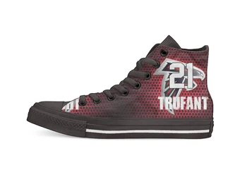 

Atlanta Football Player Trufant High Top Canvas Shoes Custom Walking shoes