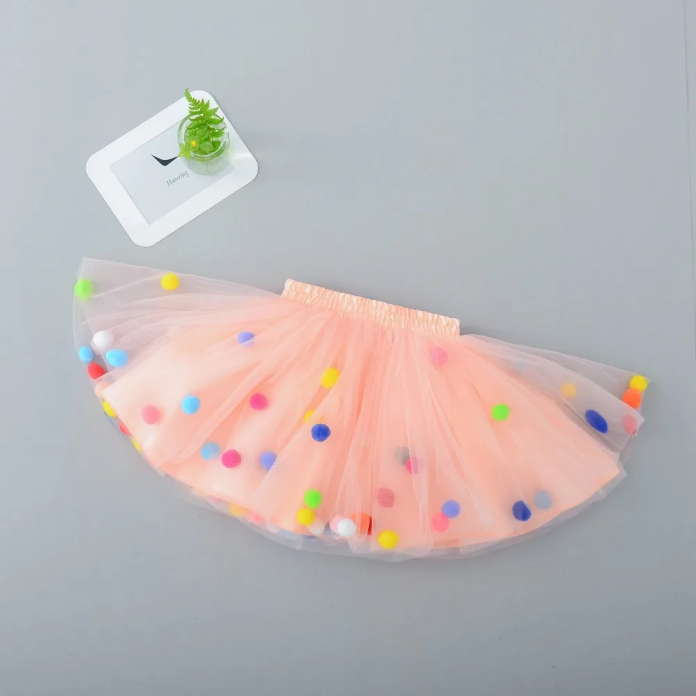 От 2 до 10 лет Цвет мяч кружева модная пачка юбки для девочек spódnica spódniczka spódnice юбка для танцев KD-1881