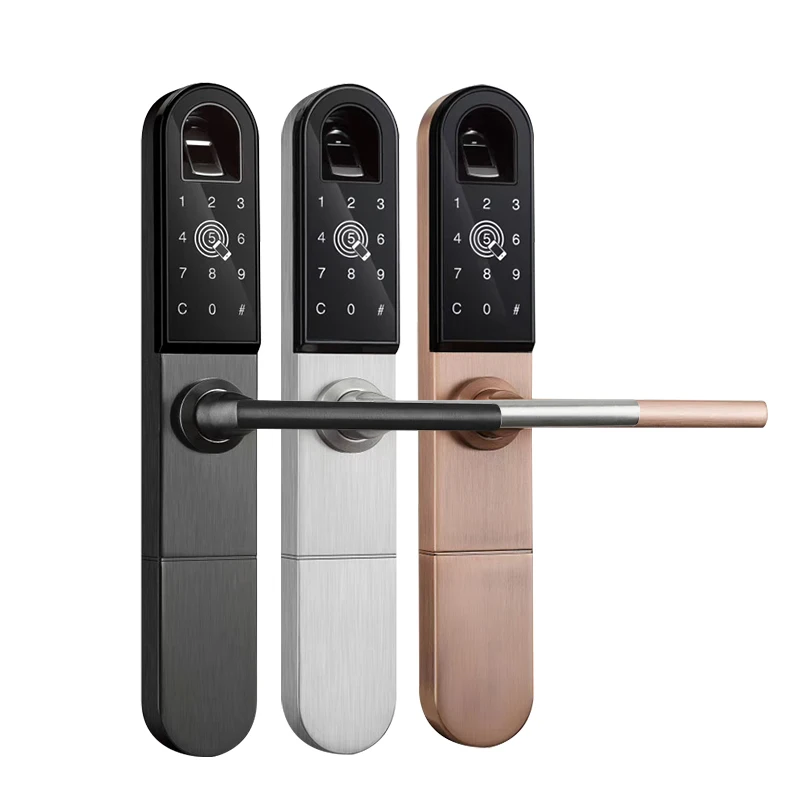 European Type WiFi Biometric Fingerprint Door Lock For Aluminum Sliding european-type-wifi-biometric-fingerprint-door-lock-for-aluminum-sliding