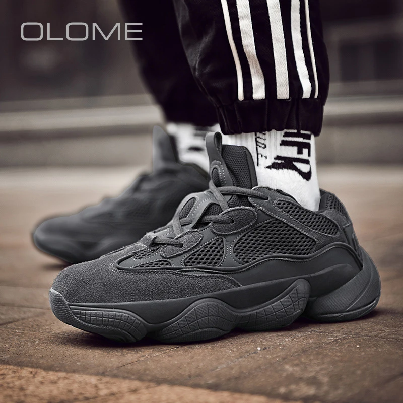 

OLOME Explosive sneakers shoes increased shoes PU bottom Tenis masculino men's shoes casual outdoor