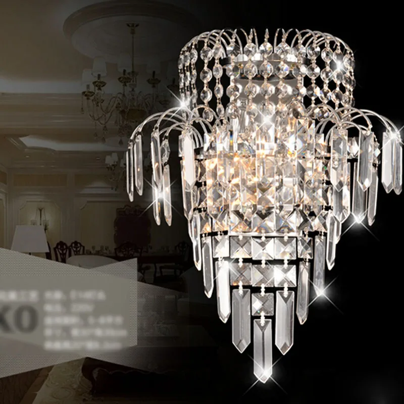 Crystal wall lamp modern simple living room bedroom bedside lamp aisle corridor stairs hotel project led wall lamps for bedroom Crystal wall lamp modern simple living room bedroom bedside lamp aisle corridor stairs hotel project led wall lamps for bedroom