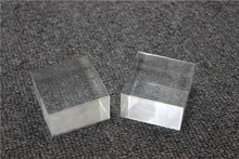 50x50x30mm Solid acrylic crystal square block jewelry display show stand holder plexiglass crafts