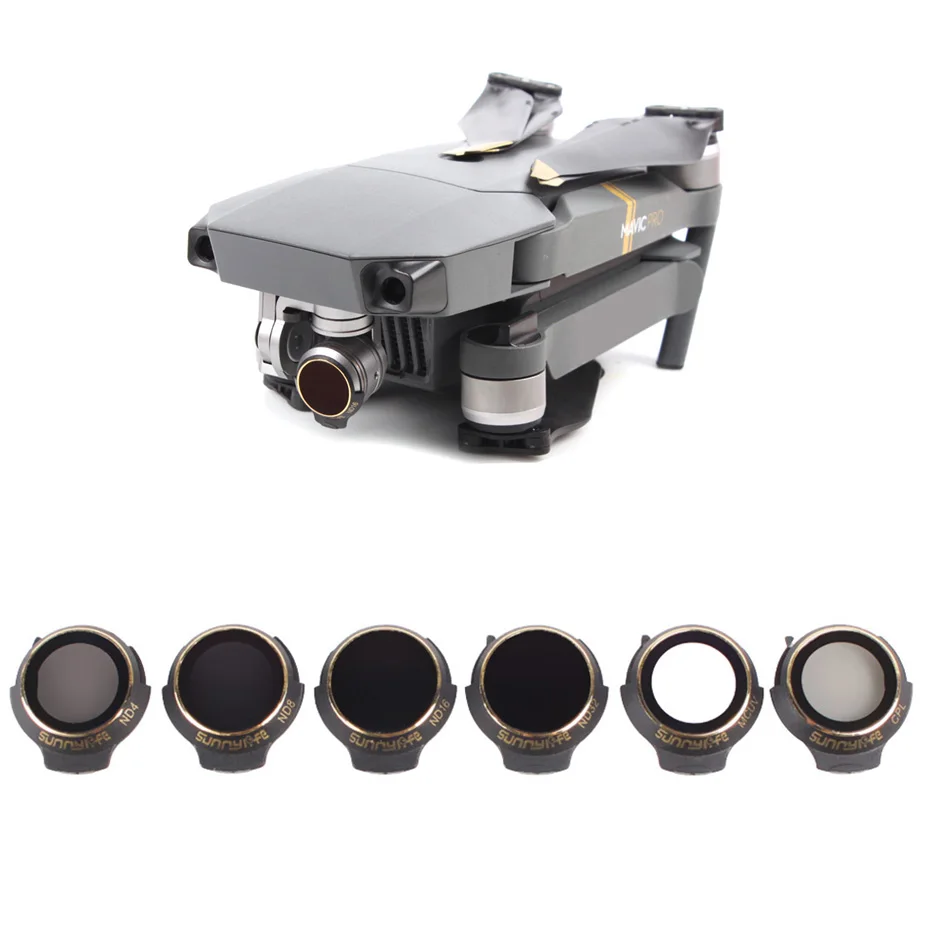 Фильтр для объектива DJI Mavic Pro Professional/Platinum фильтр нейтральной плотности UV + CPL ND4 ND8