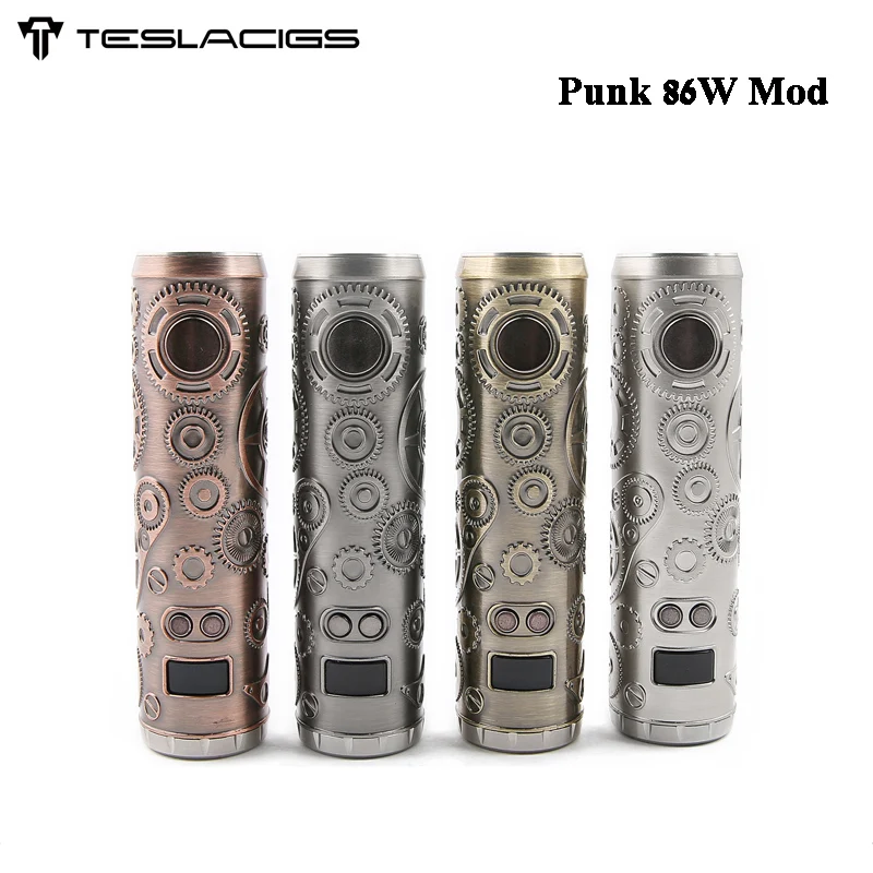 Новинка Tesla Punk 86 Вт механический мод Teslacigs электронная сигарета панк Vape питание от