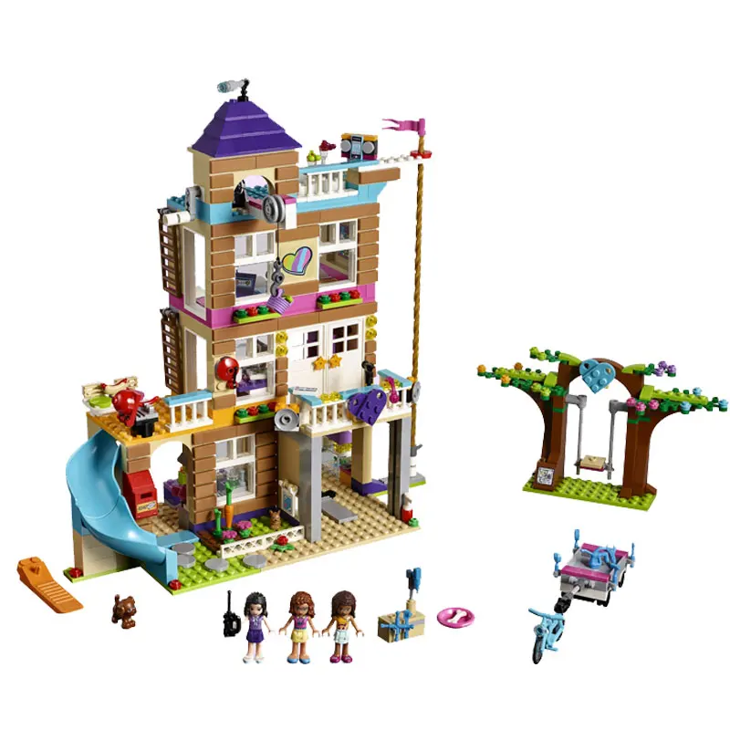 

Lepin 01063 808Pcs Girls Series The Legoings 41340 Friendship House Set Building Blocks Bricks Educational Birthday Kids Gifts