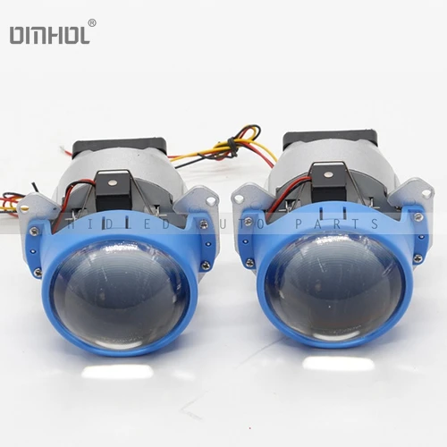 Бесплатная доставка 1 комплект 3 &quot40 Вт Hi Lo лучи Bi LED проектор фара объектив для