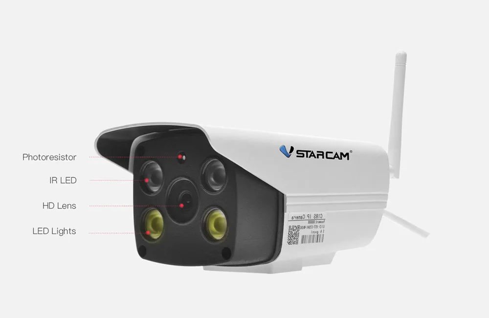  Vstarcam wifi IP Camera HD 1080P security Waterproof Outdoor full color night vision Security Infra