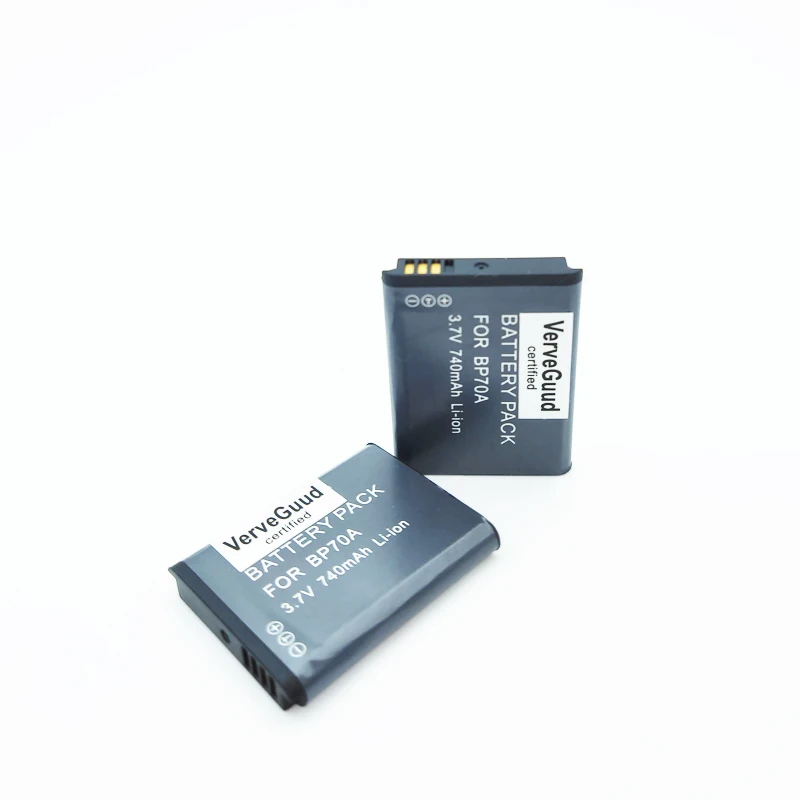 VerveGuud(RUEITOP) BP 70A EA BP70A аккумулятор для SAMSUNG AQ100 DV150F ES65 ES67 ES70 ES71 ES73 ES74 ES75 ES80 MV800